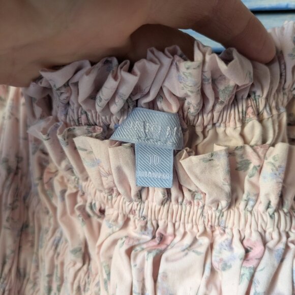 ANTONIO MELANI Light Pink Floral Maxi Dress - Picture 3 of 4